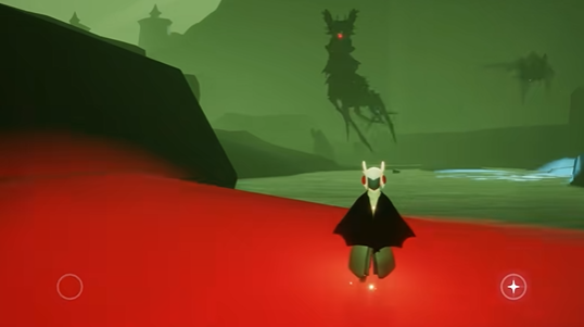 光遇暴风眼遇到龙后怎么走1