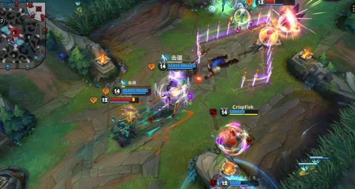 英雄联盟手游刀妹如何打团2