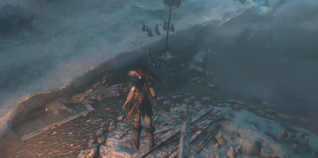 古墓丽影崛起冰河山洞怎么过2