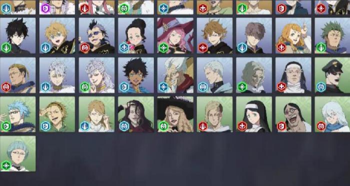 黑色四叶草魔法帝之道SR角色盘点4