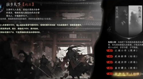 下一站江湖2险恶江湖难度怎么玩1