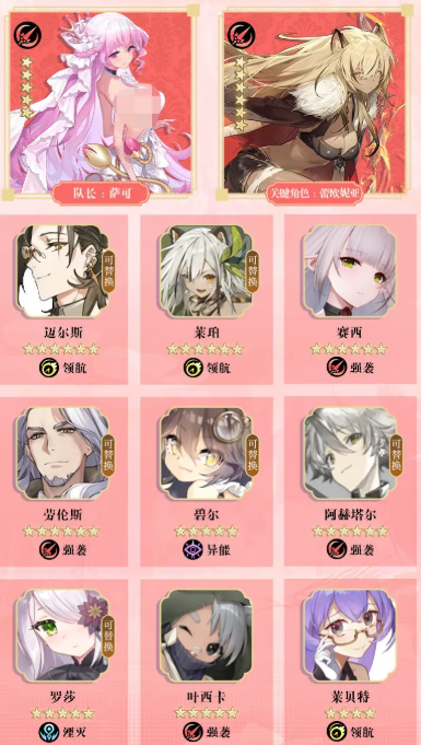 光隙解语强袭阵容搭配推荐2