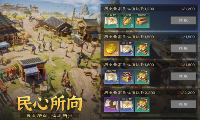 偃武民心值怎么提升4