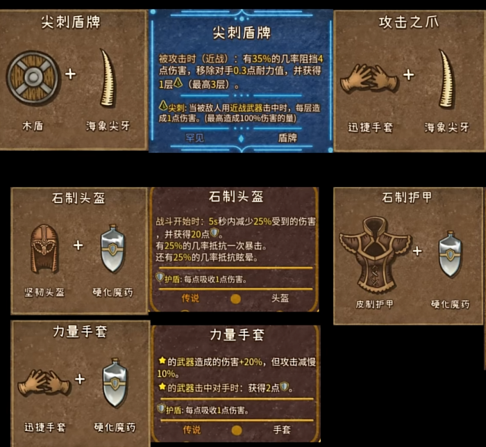 背包乱斗合成表一览3