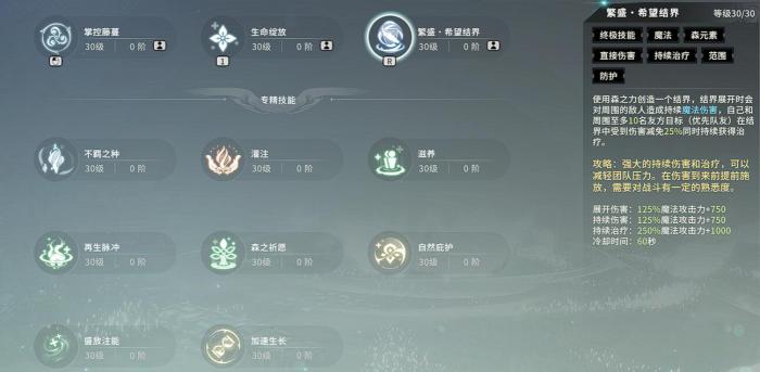 星痕共鸣森语者流派介绍4