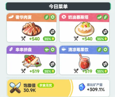 曙光重临食堂搭配攻略3