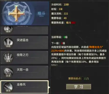 奇迹世界起源龙骑士加点推荐3