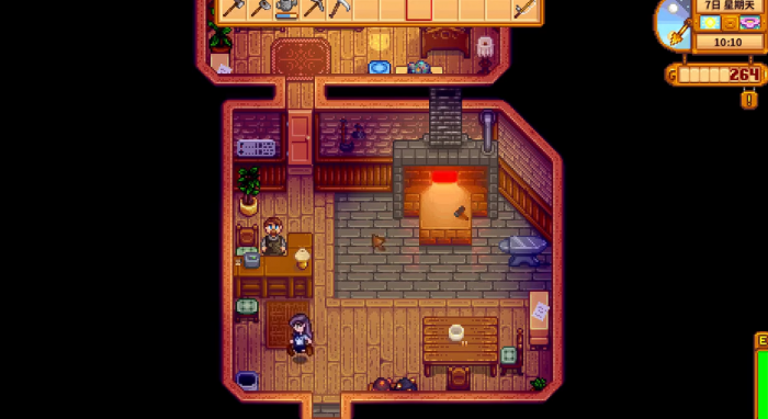 星露谷物语铁匠铺在哪2