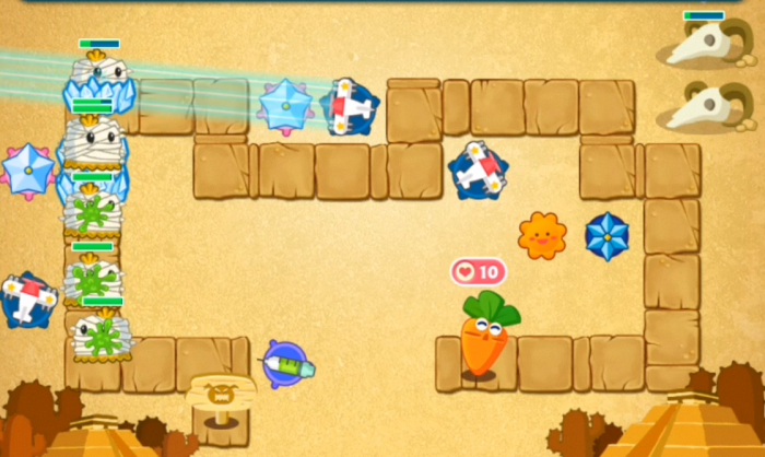 保卫萝卜3冒险模式60关攻略的技巧在哪3