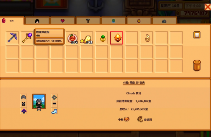 星露谷物语戒指有哪些3