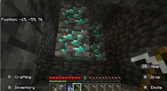 我的世界怎么挖掘钻石1