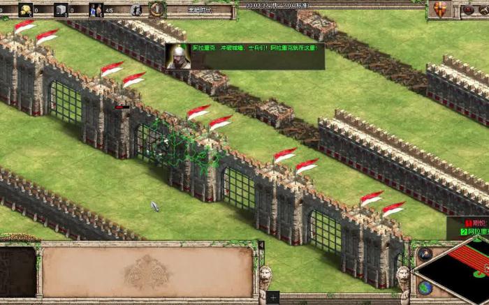 帝国时代2怎么拆除城墙1