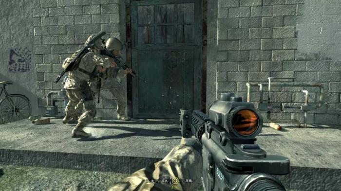 使命召唤4黑鹰坠落怎么过的3