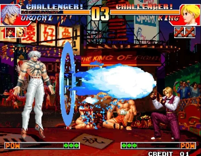 拳皇97在挨打的时候怎么反击3