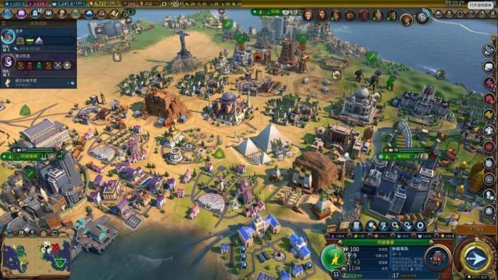 文明6北美洲有哪些国家1