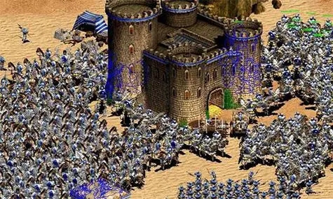 帝国时代2怎么旋转城门1