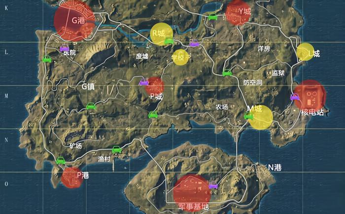 绝地求生手游跳点选择哪里比较好1