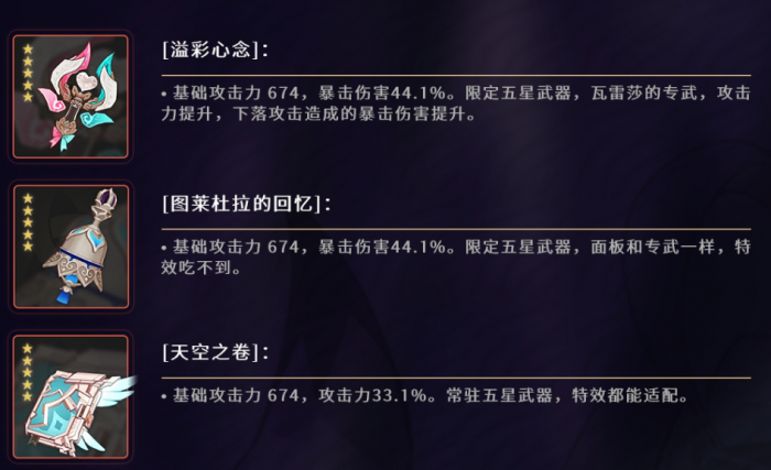 原神瓦雷莎技能和固有天赋有哪些3