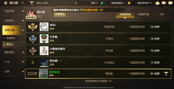 地下城与勇士手游试炼十五层怎么打2