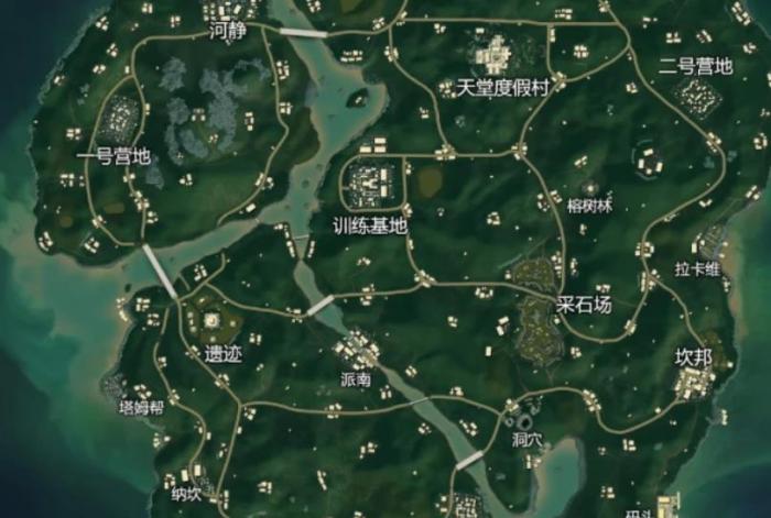 和平精英哪个地图上分快1