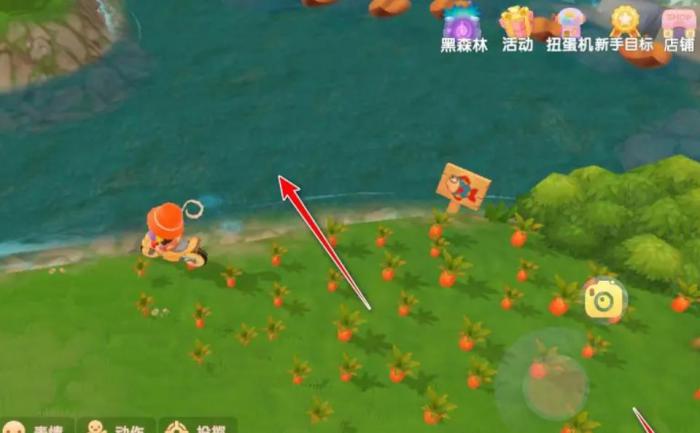 摩尔庄园里的冲浪板怎么用1