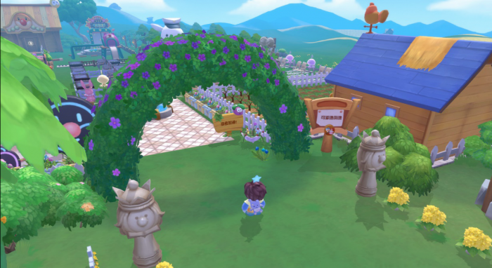 摩尔庄园怎么布置小屋室外1