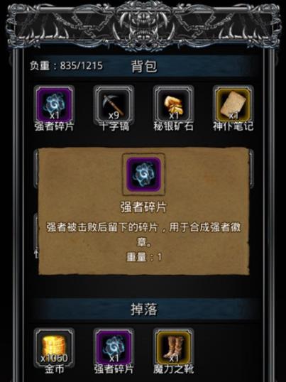 地下城堡2强者徽章蓝图怎么获得3