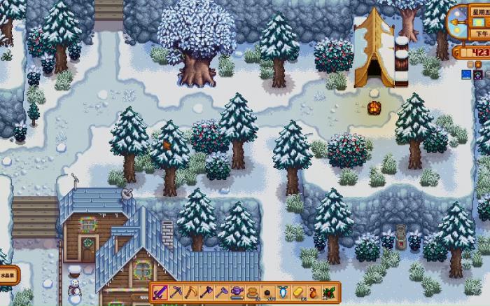 星露谷物语冬天应该干什么1
