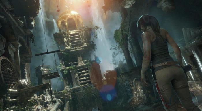 古墓丽影灭顶洪流怎么过1