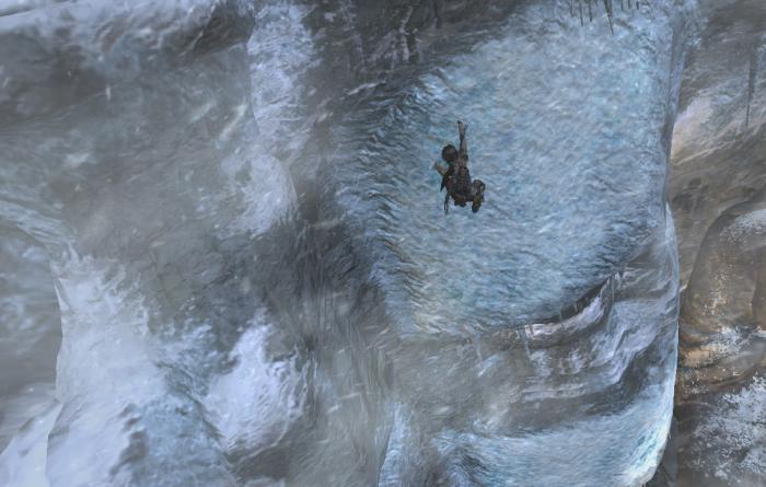 古墓丽影怎么到瀑布顶端1