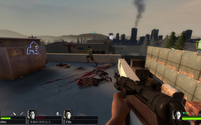 求生之路2港口16个油桶怎么打3