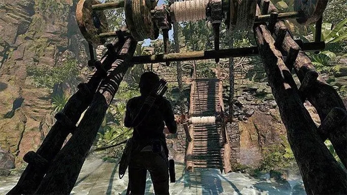 古墓丽影11桥怎么拉起来1