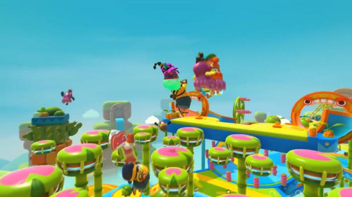 糖豆人怎么抓握空中秋千1