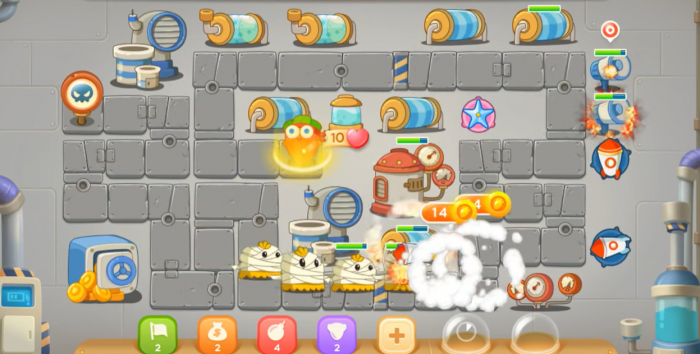 保卫萝卜3工厂最后一关怎么打1