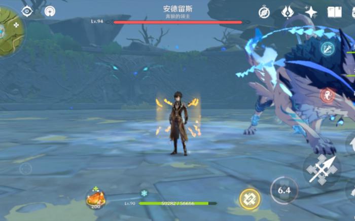 原神怎么无伤打北风狼1