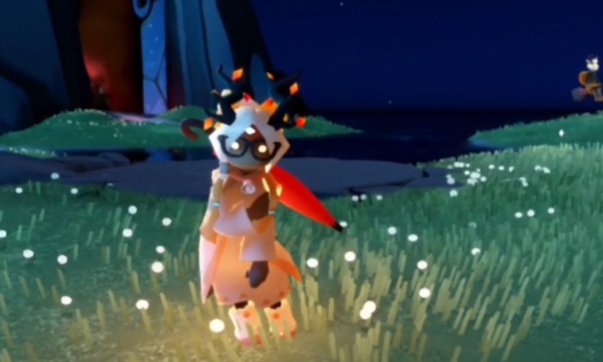 光遇万圣节的动作怎么拿2