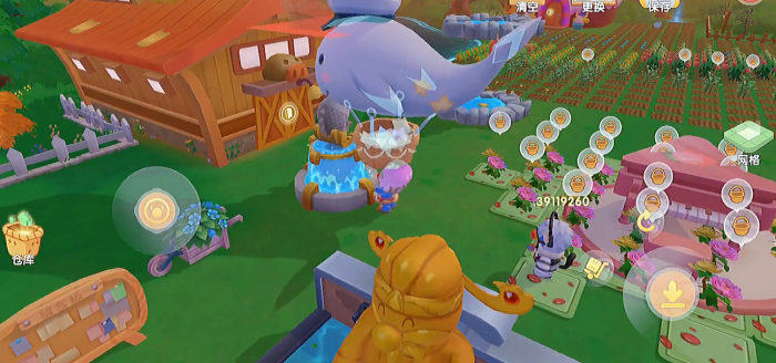 摩尔庄园怎么把东西叠放2