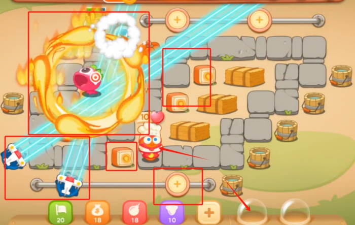 保卫萝卜3集市最后一关怎么过1