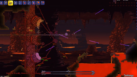 泰拉瑞亚肉山墙怎么打1