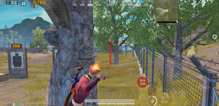 和平精英攻楼投掷物怎么扔3