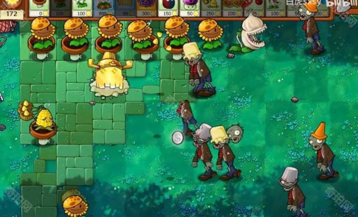 《植物大战僵尸杂交版》挑战模式第48关通关攻略2