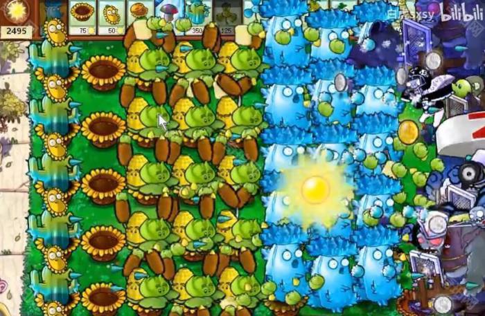《植物大战僵尸杂交版》挑战模式第14关通关攻略3