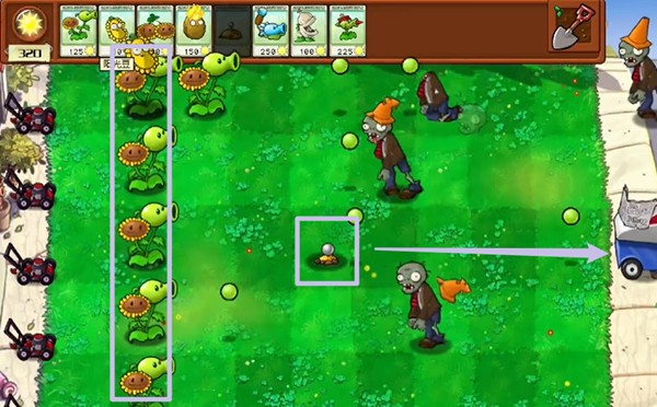 植物大战僵尸杂交版冒险3关通关攻略3