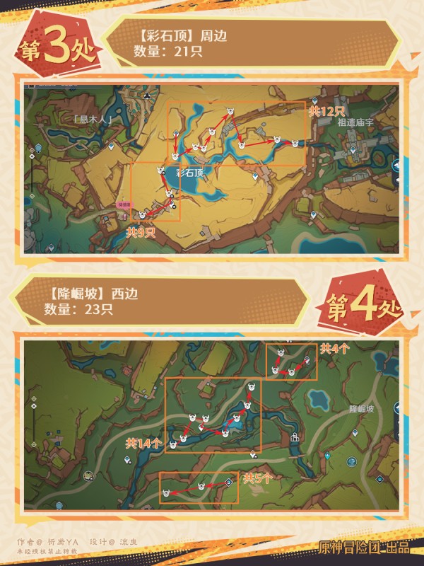 《原神》基尼奇突破素材肉龙掌采集路线图7