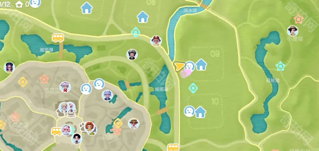 《心动小镇》每日溜溜橡木及无暇萤石位置一览4