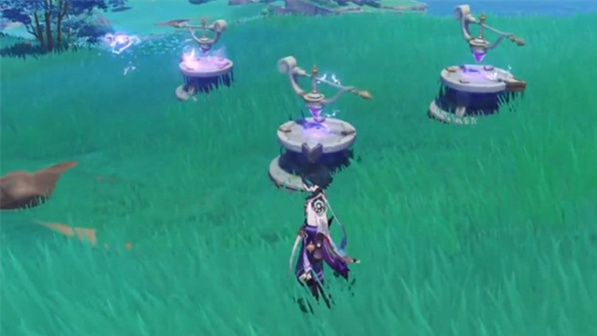 原神矇云神社指针怎么解4