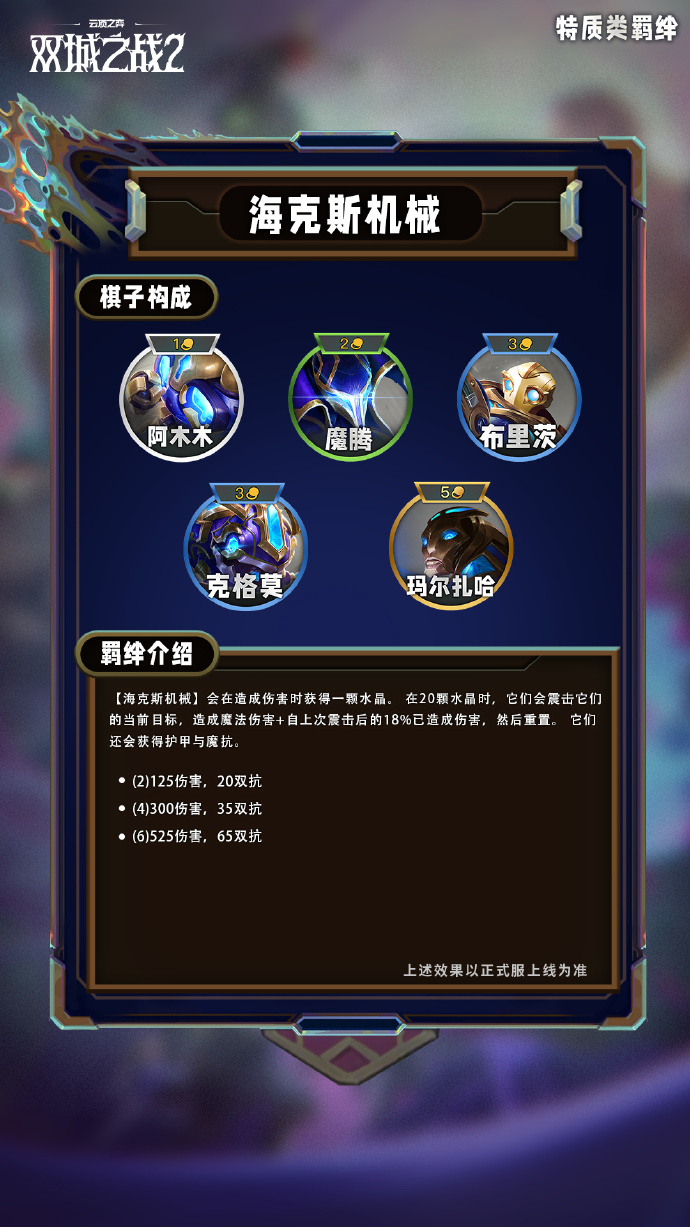 云顶之弈手游S13特质类羁绊有哪些2