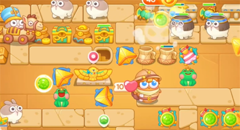 保卫萝卜4法老归来第104关怎么过4