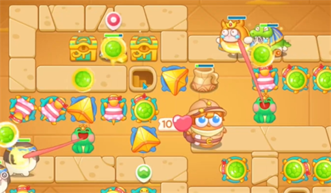 保卫萝卜4法老归来第104关怎么过5