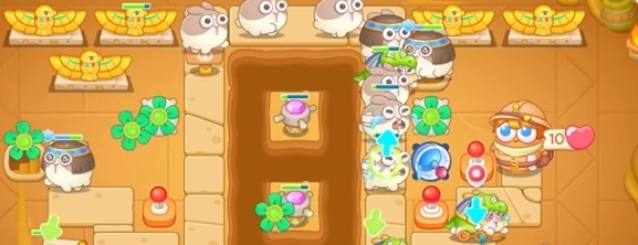 保卫萝卜4法老归来第45关怎么通关5